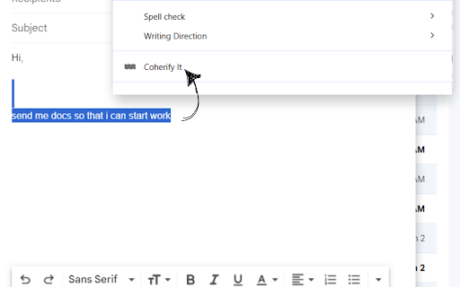Coherify - Improve your text with just one click :: Transform Your Writing with Ease – The Ultimate Chrome Extension for Text Perfection
Tired of juggling grammar checks, rewording…