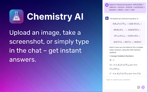 Chemistry AI :: Use Chemistry AI, a reliable and intelligent chem AI solver bot, to tackle homework problems and solve any chemistry challenge!