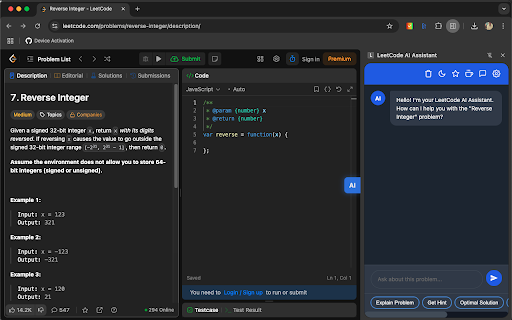 LeetCode AI Assistant :: AI-powered assistant for LeetCode problem-solving. Get hints, explanations, and solutions using Google Gemini, OpenAI, or Anthropic.