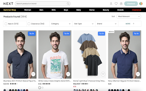 Tiny.ad Virtual Try-On :: Try on clothes virtually from any shopping website