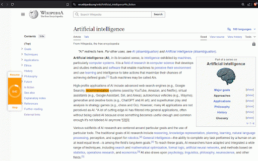 Read Aloud V2 :: Read Aloud: The fastest way to convert selected text from any website into spoken words, No limitations!