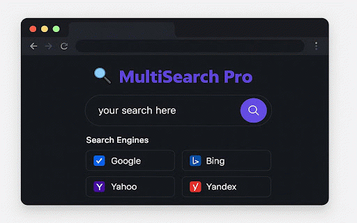 MultiSearch Pro :: Search highlighted text across multiple search engines simultaneously with one click !