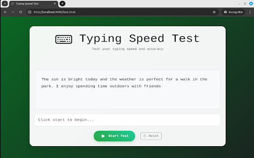Typing Speed Test :: Use Typing Speed Test - Improve your typing skills with WPM calculator, typing practice exercises, and speed analysis.