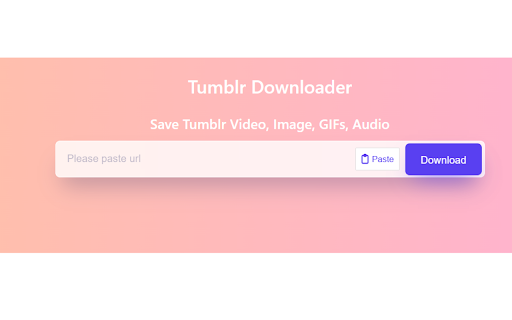 Tumblr Video Downloader → SaveTumblr :: Adds a Download button on Tumblr posts, builds the correct share URL and sends it to savetumblr.com.