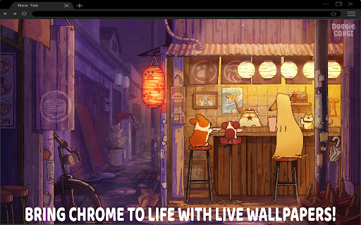 Doggie Corgi Anime Live Wallpaper :: Bring Anime-Style Cuteness to Your Screen with the Doggie Corgi! 🐶🎀