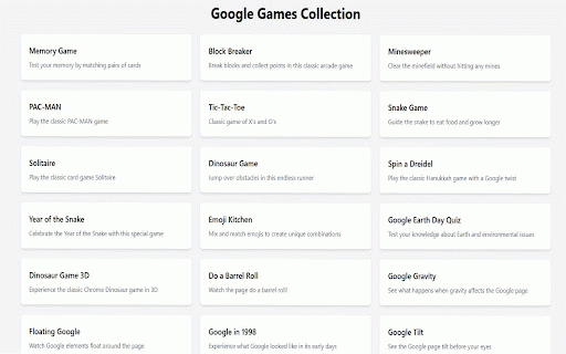 Google Memory Game - Fun Brain Training Challenge :: Test your memory skills with Google Memory Game! Match pairs of cards in this fun and challenging brain-training game.