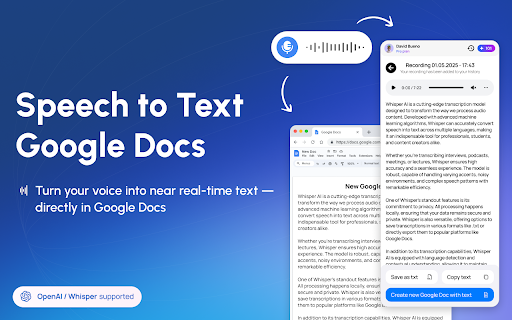 Speech to Text Google Docs :: Use Speech to Text Google Docs. Сonvert voice or talk to text in Google Docs. Transcribe any audio file or browser sound to text