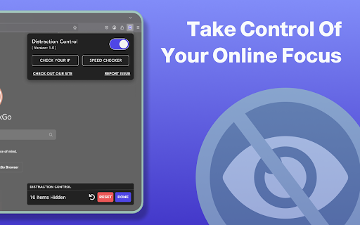 Distraction Control :: An extension to hide distracting elements on websites and customize your browsing experience.