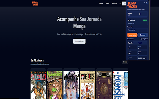 Manga Tracker Sync :: Sincroniza progresso de leitura de mangá com a sua conta Manga Tracker.