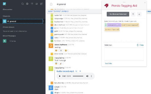 Pendo Tagging Aid :: See what ids, classes, and elements are in the DOM. Enhance your feature tagging experience within the Pendo Product Cloud.
