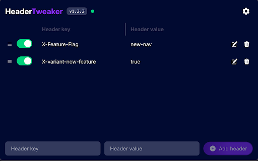 HeaderTweaker :: Lightweight browser extension that lets you easily modify outgoing HTTP headers