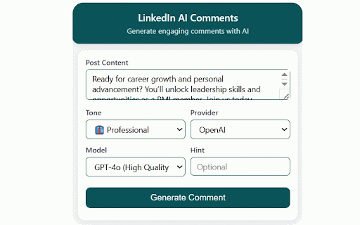 Connectee - LinkedIn AI Assistant :: AI Powered Extension for LinkedIn By Connectee