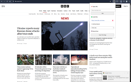 HTML Archiver with SingleFile :: Automatically and manually archive full web pages as standalone .html files.