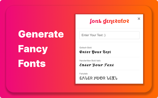 Font Generator :: Use Font Generator to create cool fonts & cute symbols, copy and paste freaky font anywhere – fast.