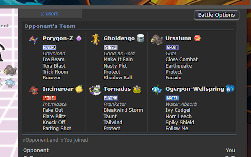 VGC Practice Extension :: Practice-focused tools for Pokemon Showdown battles. Toggle features that simulate real competitive conditions.