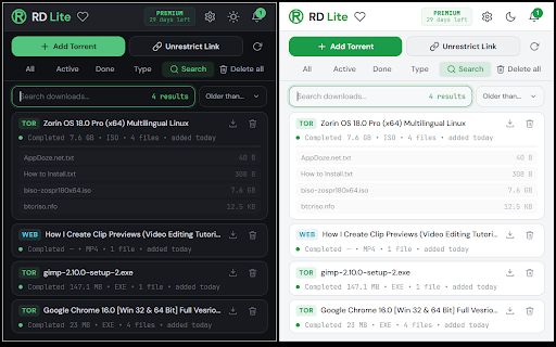 Real-Debrid Lite – Download Manager :: Manage all your Real-Debrid downloads in one simple window.