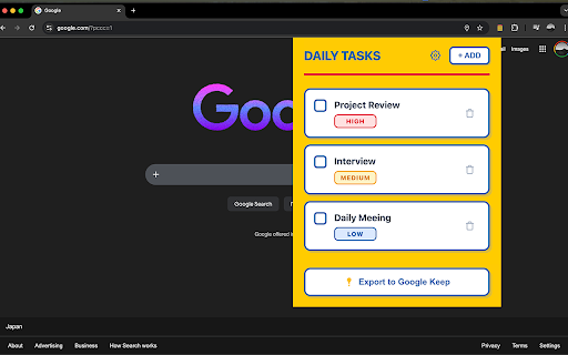 Daily Tasks :: A simple and beautiful daily task manager.