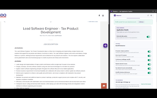 Aissence — Job Application Copilot :: Review and autofill job applications with verified answers, resume matching, and manual safety gates. By Aissence.