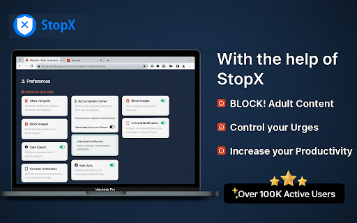 StopX: Porn Blocker & Site Blocker :: Protect your focus with our powerful site blocker that filters over 2 million adult sites.