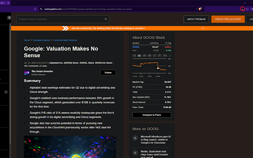 Hacking Alpha :: Disable popup mode when searching on the alpha site visiting Trend Analysis and Trend News