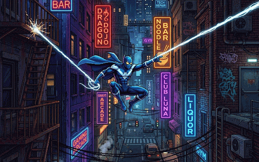 Play Web Slinger Hero Offline :: Swing through the city streets and fight crime using your powerful web-shooters! Become the ultimate masked hero in this thrill...