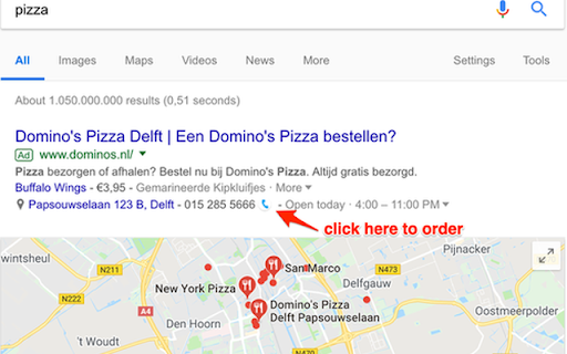 VoIPXS :: Herken telefoonnummers en plaats er een belbutton naast
