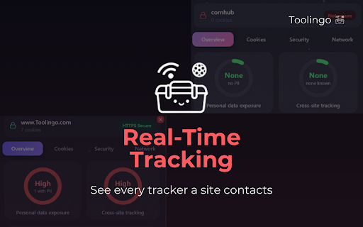 Toolingo - Your All In One Privacy Security Tools :: Toolingo helps you understand website cookie usage, third-party tracking, and connection security — on your device.