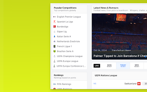 Transferhunt - live football scores :: Stay up to date with today's fixtures from over 100 leagues.