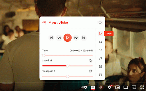MaestroTube :: 🎵 Maestro Tube 🎵
Welcome to Maestro Tube, the ultimate Extension for musicians!
• Speed Adjustment - Fine-tune the tempo to…