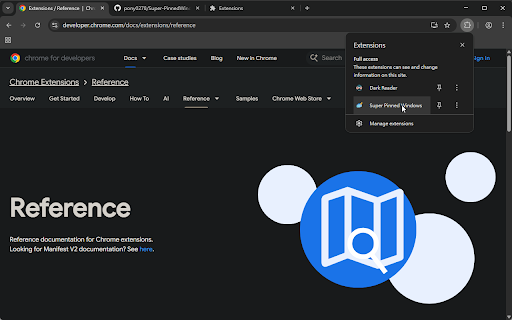Always on Top, PiP & Side Panel (3 in 1) - Super Pinned Window :: Open any tab or link in an always-on-top PiP or a flexible popup window.