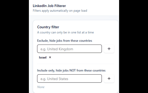 linkedin-job-filters :: manifest.json description