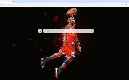 Michael Jordan Live Wallpaper :: Legendary basketball player soars in classic red uniform, captured mid-flight with dynamic energy effects trailing behind.