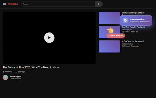 Veritas Video Analyzer :: Summarize videos and detect AI-generated content using Claude AI