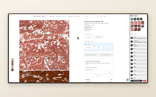 Object & Order Clipper :: Clip product specs from any webpage