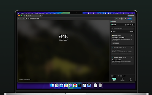 Reflecto: Notification Mirror :: Mirror Android notifications to Chrome. Reply to WhatsApp, Telegram & SMS. E2E encrypted. Works on any OS.