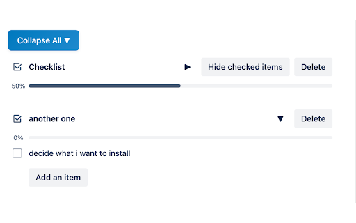 Trello Checklist Collapser :: Collapse checklists inside Trello cards