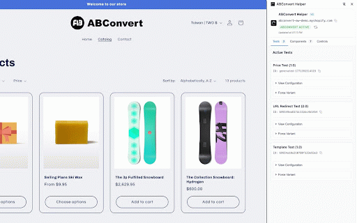 ABConvert Helper :: Detect and monitor ABConvert A/B testing script presence on Shopify stores