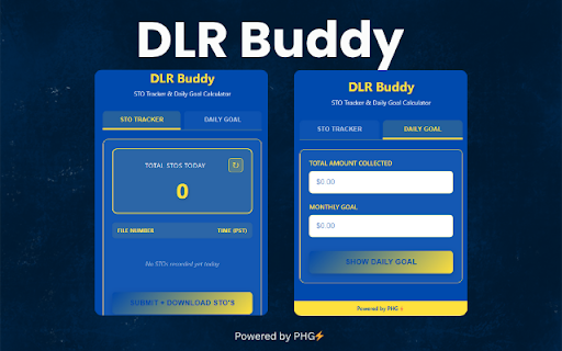 DLR Buddy :: Calculate daily collection goals to meet monthly sales targets