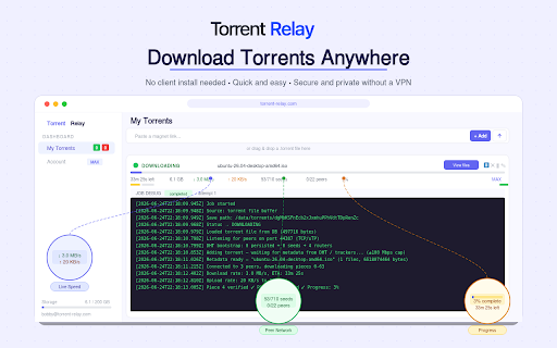 TorrentRelay :: Download torrents and magnet links straight to your device via TorrentRelay.