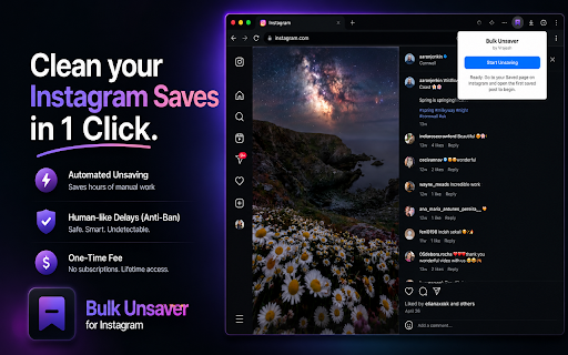 Bulk Unsaver for Insta :: Clean up your saved posts automatically.