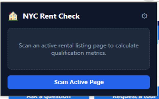 NYC Rent Prequalification :: Instantly check if your income or guarantor qualifies you for NYC rental listings on any website.