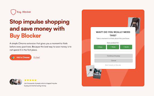 Buy Blocker :: Think twice before buying