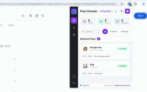 Ads Pixel Checker :: Detect all major ad/analytics pixels on any website.