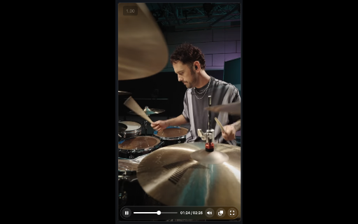 Instagram Video Controls :: Adiciona barra de controles (play, tempo, volume, tela cheia) aos vídeos do Instagram.
