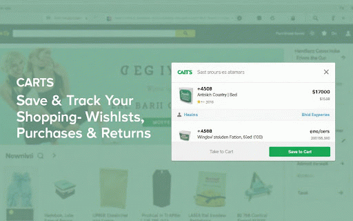 CARTS: Save & Organize What You Want & What You Buy :: Click to save & organize everything you want to buy — and track it from wishlist to purchase to return deadline to refund.