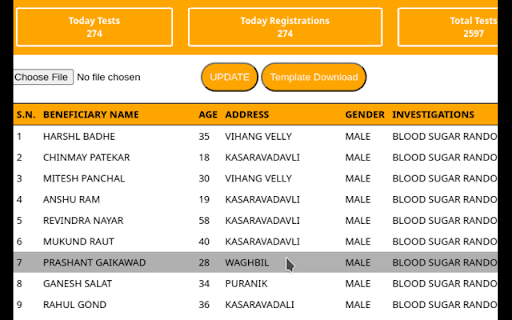 NATVM Manager :: Excel Data upload on NATVM