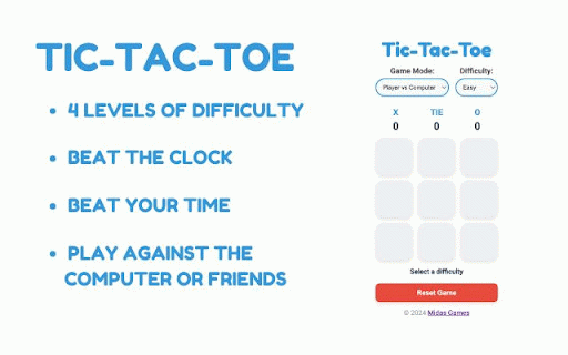 Tic-Tac-Toe Elite Version :: Tic-Tac-Toe with a twist! Play with a friend or against a computer as you battle a 3-5 seconds countdown and think strategically!