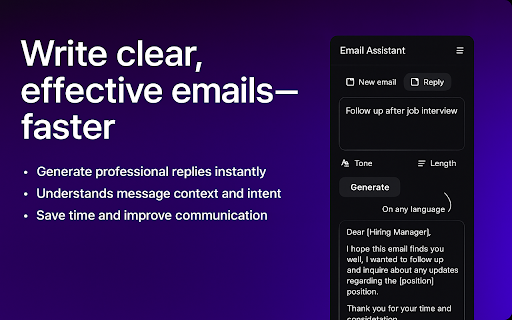 AI for Email :: Compose or reply fast with AI for Email. Improve your writing and grammar with smart email AI. Ideal GPT tool for work messages.