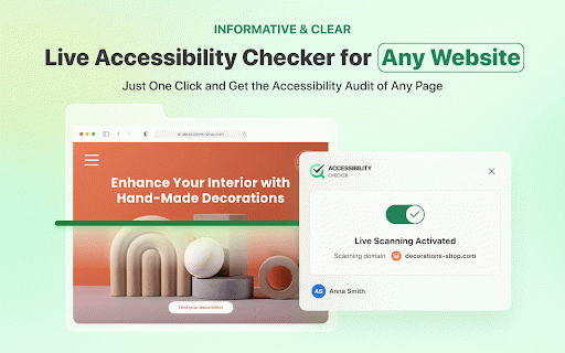 Accessibility Checker :: Quickly find and highlight accessibility issues with the AccessibilityChecker.org browser extension.