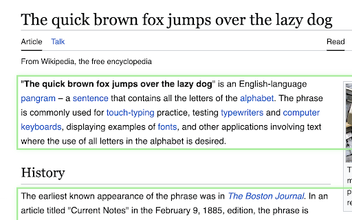 Typing Practice :: Transform any webpage into a typing practice session with original formatting. Practice typing while reading whatever you want.